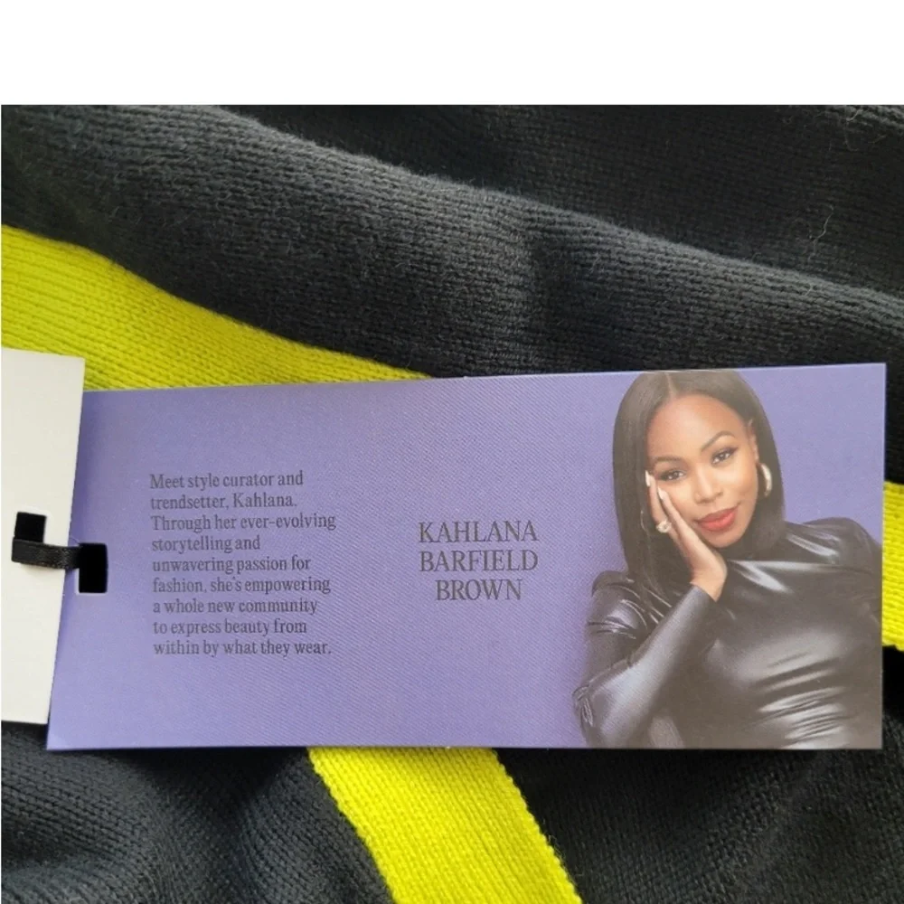 NEW! Future Collective High-Waisted
Designer Pencil Skirt Kahlana Barfield Brown - Picture 6 of 10